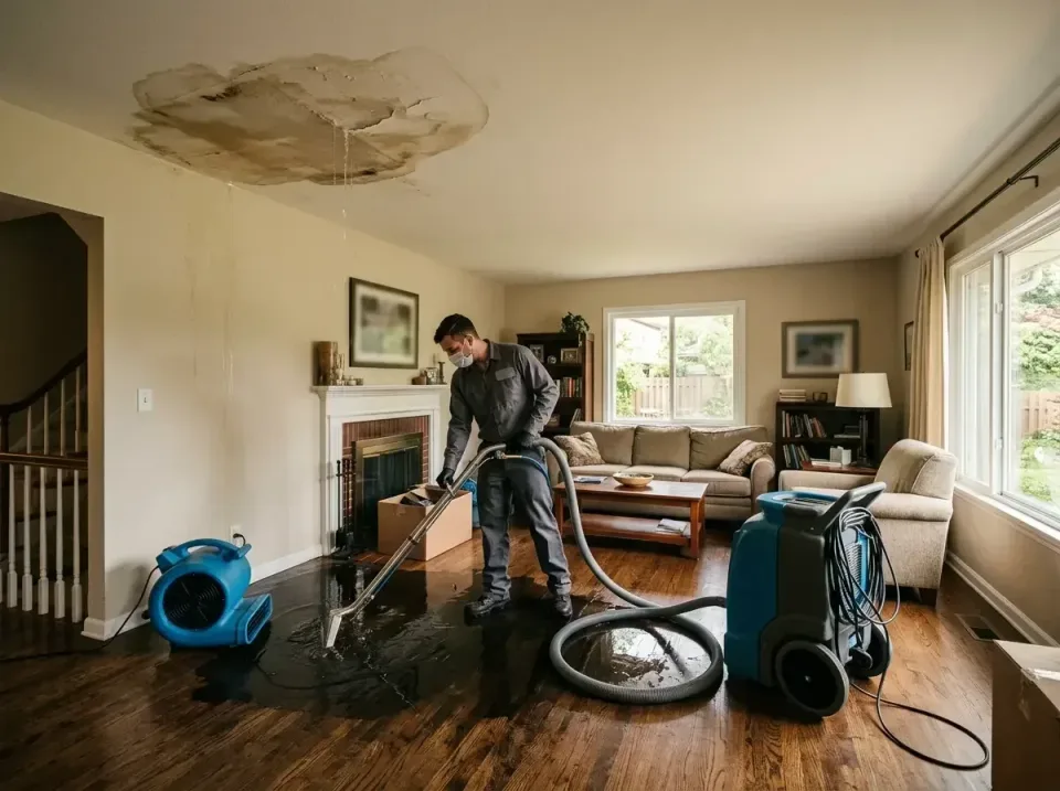 attic-pipe-burst-ceiling-drip-008 — frequently asked questions, Water Damage Restoration & Carpet Care in Indian River Estat…